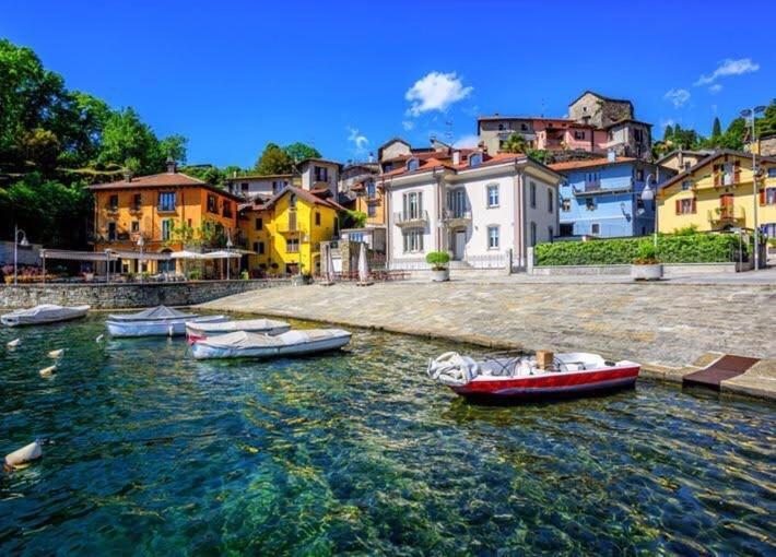 Stupenda Villa Vista Lago Mergozzo Exterior foto